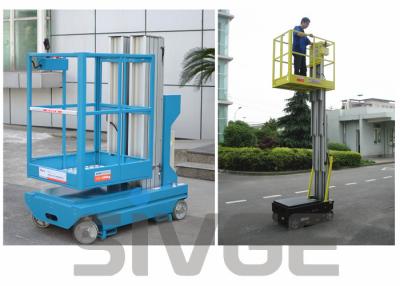 China Self Driven Hydraulic Lift Ladder 5m Working Height Dual Mast For Auto Stations for sale