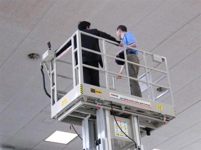 China Self Propelled Work Platform 300kg Capacity , 12m Indoor Scissor Lift Platform for sale