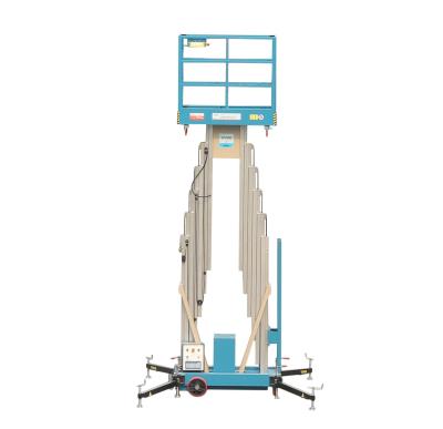 China 12 M Aluminum Alloy Double Mast Man lift Aerial Work Platform aerial platform lift for sale