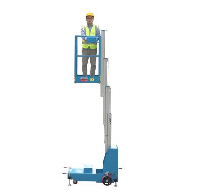 中国 4m Height Portable Access Platform Electric Aerial One Man Lift Single Manlift 販売のため