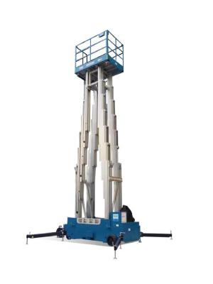 China 16m Multi Mast Mobile Elevating Work Platform Vertical Mast Lift For Single Man for sale