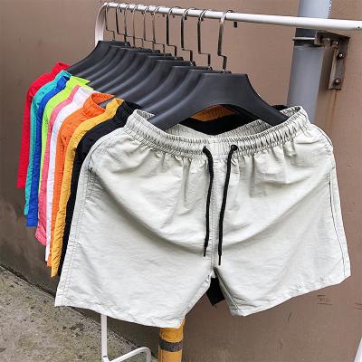 China Breathable Men Plus Size Solid Color Quick Dry Swim Trunks Board Beach Beach Shorts Swimwear Shorts for sale