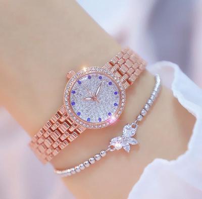 China New Diamond Watches For Women BS 1598 DIVER Gold Ladies Wrist Watch Relogio Feminino Luxury Full Strap Rhinestones Watch for sale