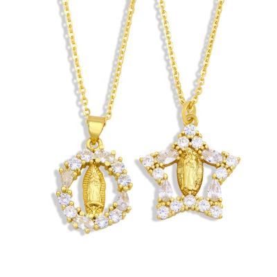 China Wholesale Custom Vintage Jesus Pendant Necklace Jewelery Pendant from Trenty Zircon for sale