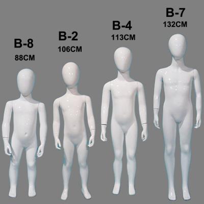 China XINJI Plus Size Full Body Fashion White Children Model Kids Ghost Mannequins For Sale for sale