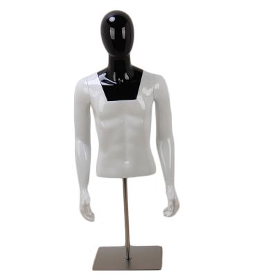 China Half Body Plus Torso Mannequin Male Height Display Mannequin With Stand for sale