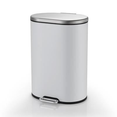 China Smudge Resistant 6L Stainless Steel Step Trash Can for sale