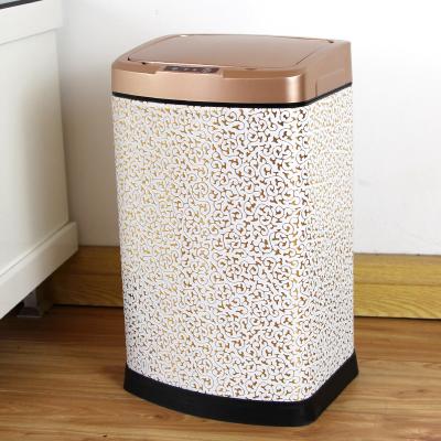 China 3.17 Gallon Automatic Stainless Steel Trash Can for sale