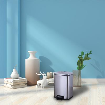 China Corrosion Proof 260mm Height Mini Stainless Steel Trash Can for sale