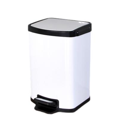 China Scratch Proof 1.85 Gallon Stainless Steel Pedal Trash Can for sale