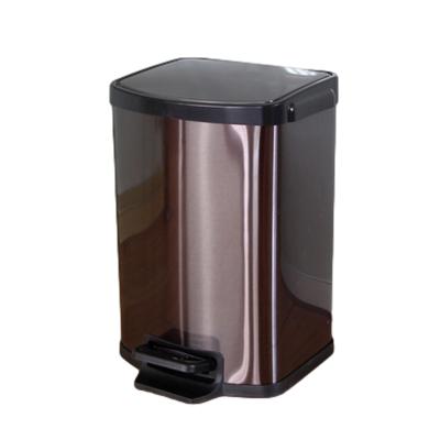 China Smudge Proof 2.38 Gallon Pedal Garbage Bin for sale