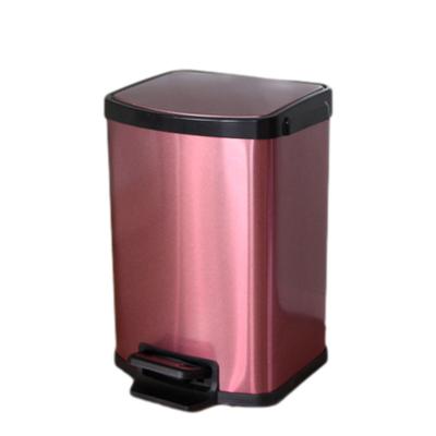 China Anti Corrosion 5L Stainless Steel Pedal Trash Can for sale