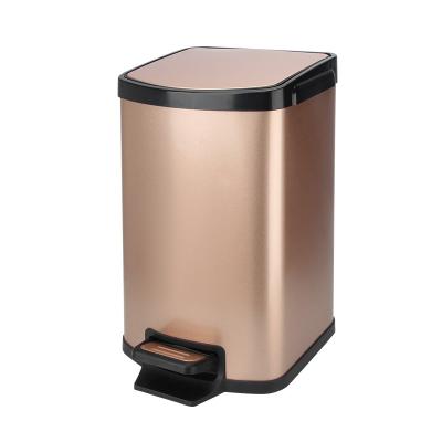 China Rust Resistant 5L Stainless Steel Kitchen Garbage Can for sale