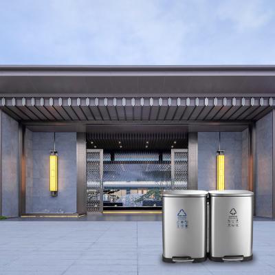 China Anti Aging Soft Close 100L Recycling Bin With Pedal for sale