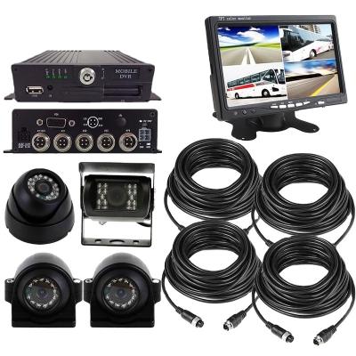 China HD 1080P Channel Dash Cam H.264 Mobile VCR DVR Box Night Vision Truck Bus 7 Inch 4 Inch 10.1 Inch 9 SD Card for sale