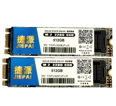 China Internal Solid State Disk JIEPAI M.2 2280 SSD 128GB 256GB 512GB 1TB Solid State Drive SSD For Laptop PC for sale