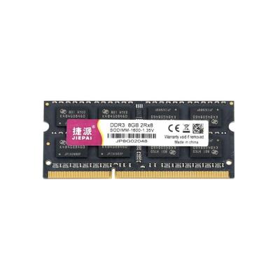 China LAPTOP Compatible Full Ddr3 8 Gigabyte Ram 1600mhz Memoria Module For Laptop for sale