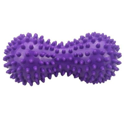 China PVC peanut Spinball Yoga ball massage acupoint grip hedgehog ball plantar health muscle relaxation fascia ball en venta