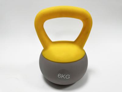 China SOFT BASE KETTLEBELLS 8-lb & 12-lb Set with Wall Chart​ With Handle Te koop