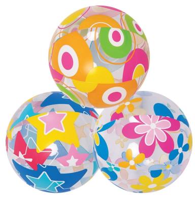 中国 HIGH-QUALITY 3pcs Lovely Cute Sea Creature Clear Beach Ball Lively Print Beach Ball KIDSポリ塩化ビニールTOY BALL 販売のため