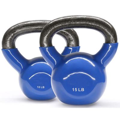 Cina Pesi gli allenamenti Kettlebells 2kg - 12kg della palestra della casa del PVC di Kettlebell della palestra di forma fisica in vendita