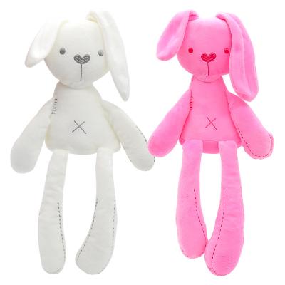 China Stuffy Rabbit Toy Pacify Doll Toy Soft Baby Plush Bunny Best Selling Amazon Wholesale Decoration Lovely Long Ear Long Leg Bunny for sale