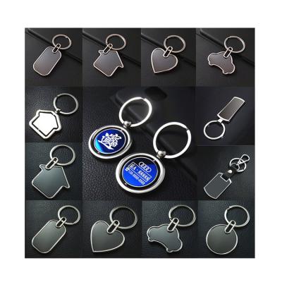 China Metal Key Chain Gift Send E-186 Customized Metal Key Chain Advertising Laser Tag Pendant Key Chain for sale