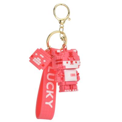 China The Building Block 2022 New Year Tiger Doll Pendant Bags Ornaments Tiger Keychain 2022 Promotional Gift Souvenir E-216 for sale