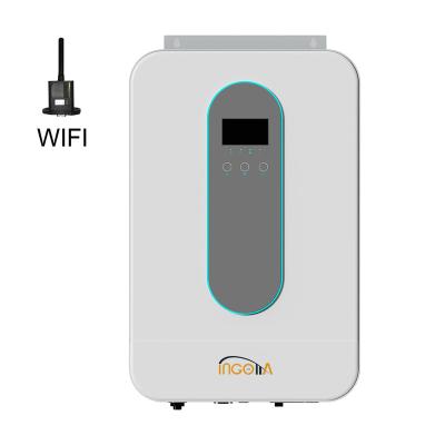 China 5KW MPPT Support With WiFi Controller 48V High Frequency Integrated 80A Hybrid Solar Inverter 102*305*465 for sale