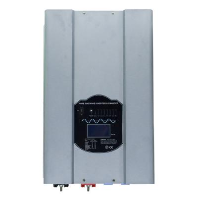 China 5kw 6kw split phase inverter 10kw 12kw 120v 240v mppt off grid solar energy 48v low frequency hybrid splitphase invert inverter 660*390*220MM for sale