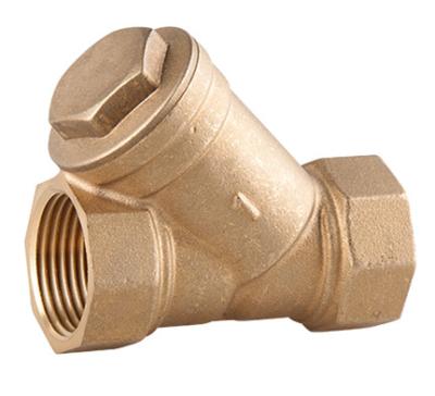 China Y-Strainer Brass Female Plunger Check Valve for sale