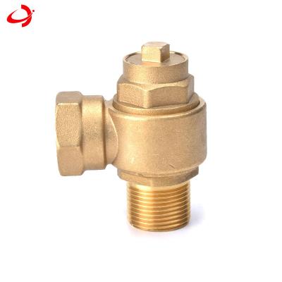 China JD-3010 High Quality General Brass Tablet Control Shutoff Valve Golden Angle Water Standard Manual General 1/2