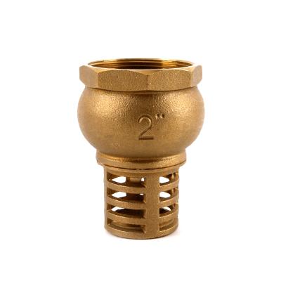 China New Design General JD-3005 Many Size Water Spring Suction Valve Brass for sale