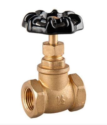 China General brass stop valve with drain for sale