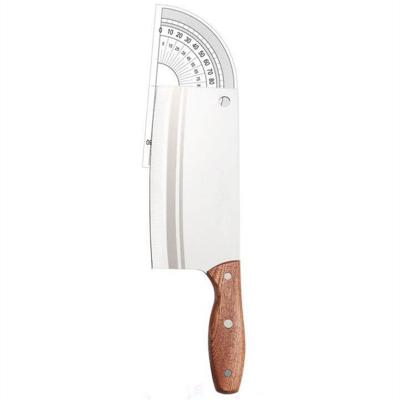 China Disposable Top Selling Modern Kitchen Salad Rose Wooden Handle Cleaver Cutting Knife For Spring Onion for sale