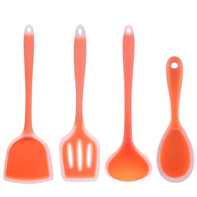 China Amazon Viable Hot Selling Colorful Kitchen Cooking Tool Kit Silicone Cooking Utensils Set For Kitchen Accessories for sale