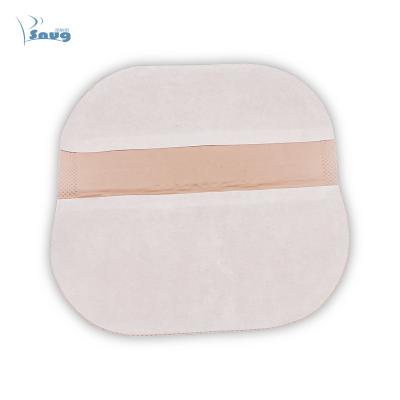 China Ultra Thin 140x125mm Disposable Armpit Sweat Pads For Underneath for sale