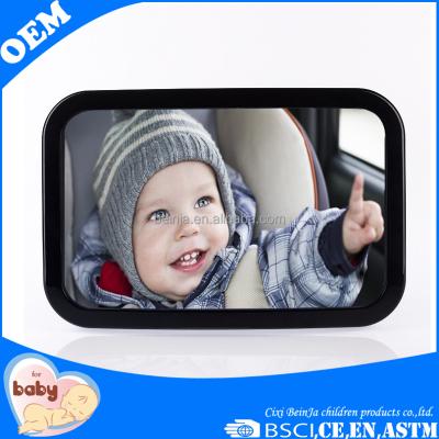 China 2015 New OEM Relacement Baby Adjustable Black Car Mirror For Rear Seat for sale