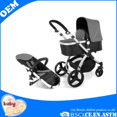 China New and luxury design polyester 3 in 1 baby stroller for sale