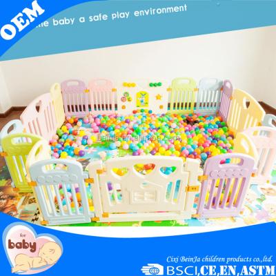 China Wholesale China PE Kids Safety Indoor Plastic Round Baby Playpen Colorful Children Baby Playard for sale