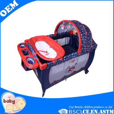 China Baby Furniture Type Metal And Iron Material Crib Cot Bed Baby Hutch for sale