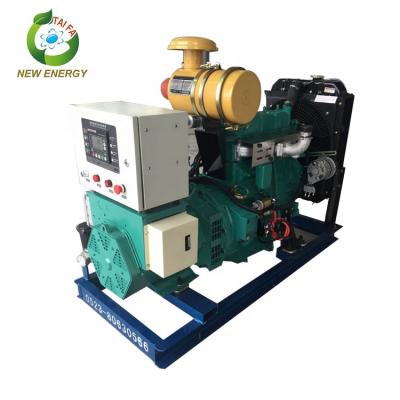 China Small Hot Sale 16kw 20kw 24kw Four Stroke Biomass Power Gas Generators for sale