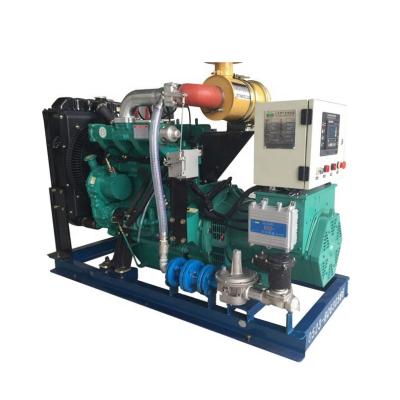 China Small Biomass Power Electricity Generator Straw Gas Four Stroke Generator for sale