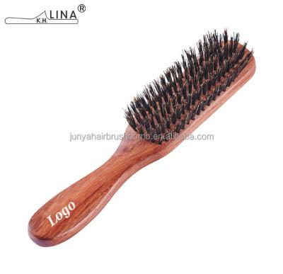 China Beard Care Badger Long Heads Grooming Brush Face Message Facial Hair Boar Hair Shaving Beard Brush for sale