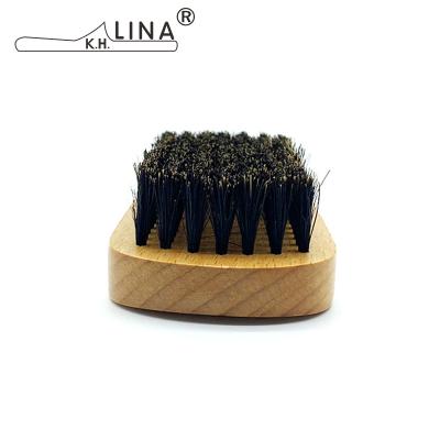 China Beard Care Square Hair Boar Hair Beard Straightening Brush Comb For Men for sale