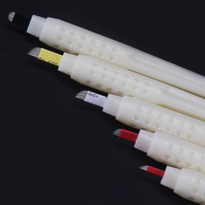 China Permanent Disposable Microblading Pen For Permanent Makeup / U Blade Manual 3D Embroidery Pen for sale