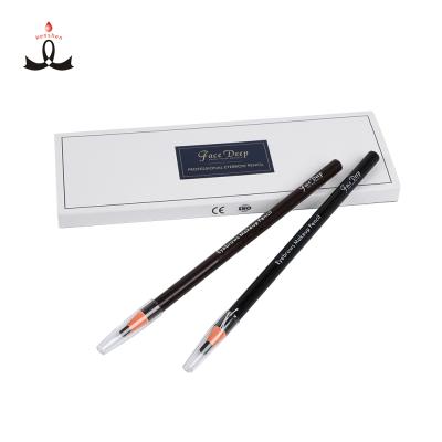 China Waterproof Deep Face Permanent Makeup Black Sketch Pencils For Fabulous Brow Shape for sale