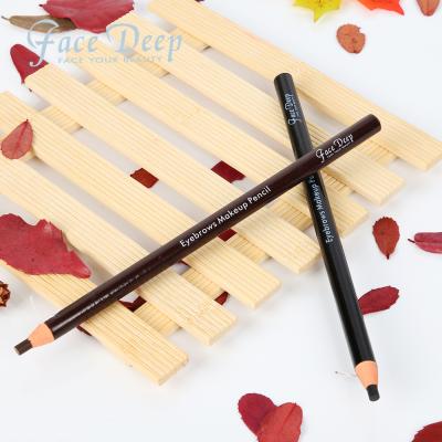 China Waterproof Face Color Deep Black Eyebrows Pencil For Permanent Makeup Or Microblading Design for sale