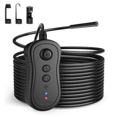 China NIGHT VISION Wireless Borescope, IP67 WiFi 5.0MP HD Snake Camera Endoscopy with Semi-Rigid Cable and 6 Adjustable LEDs for Android for sale