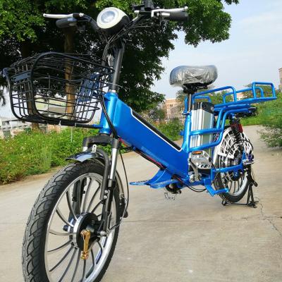 China Multifunction electric bicycle delivery bicycle 12+30ah/48v double motor lithium batteries350w delivery bike for sale